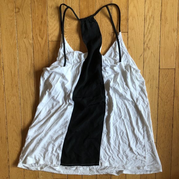 Women's Banana Republic Black and White Halter Top - Picture 3 of 7